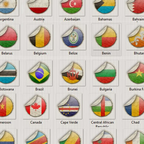 Sticker Flags Sticker Flags
