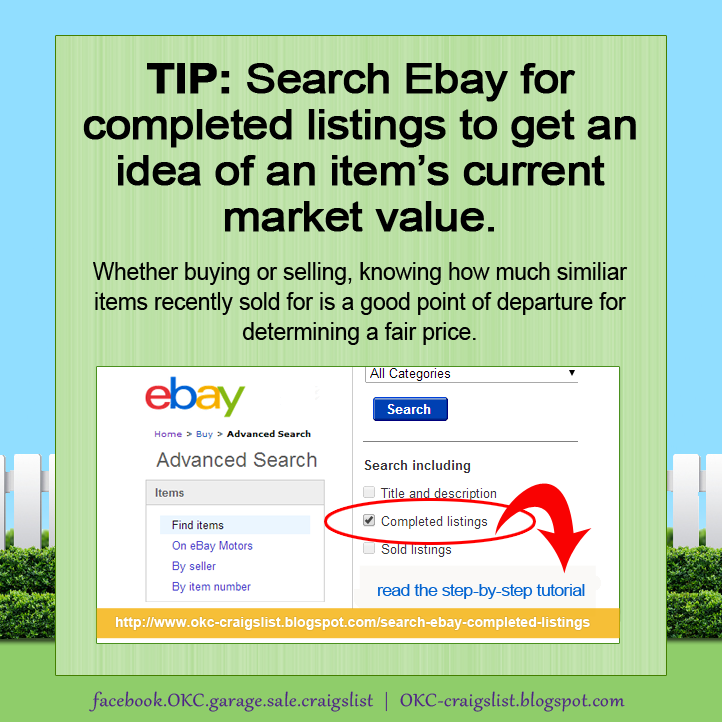 TIP: What's it worth? Use eBay tool to find a fair price ...
