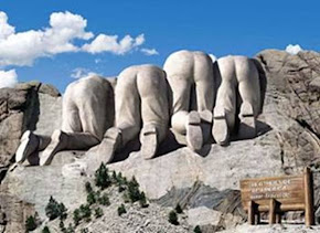 Mt. Rushmore...The view from our side