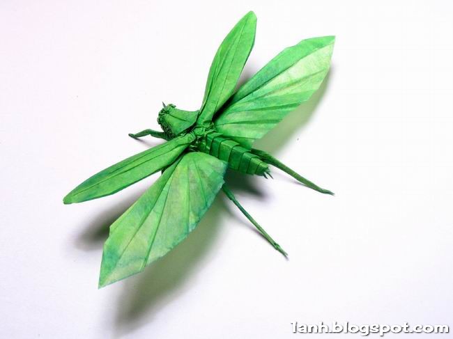 Nghe+Thuat+Xep+Giay+Origami Những tác phẩm đẹp của nghệ thuật xếp giấy Origami :