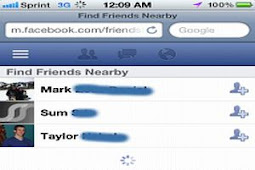 Launch Features 'Find Nearby Friends' Facebook Will Demanded