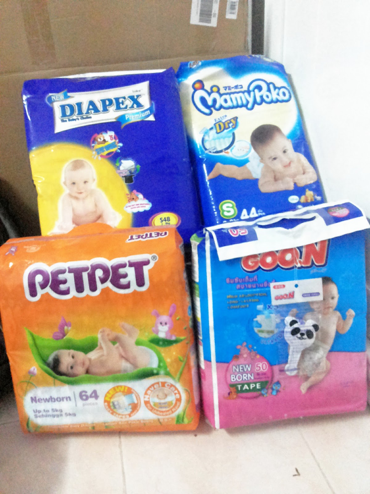 ♥Love Is Around Me♥ Baby Diapers Pilihan Lampin Pakai Buang