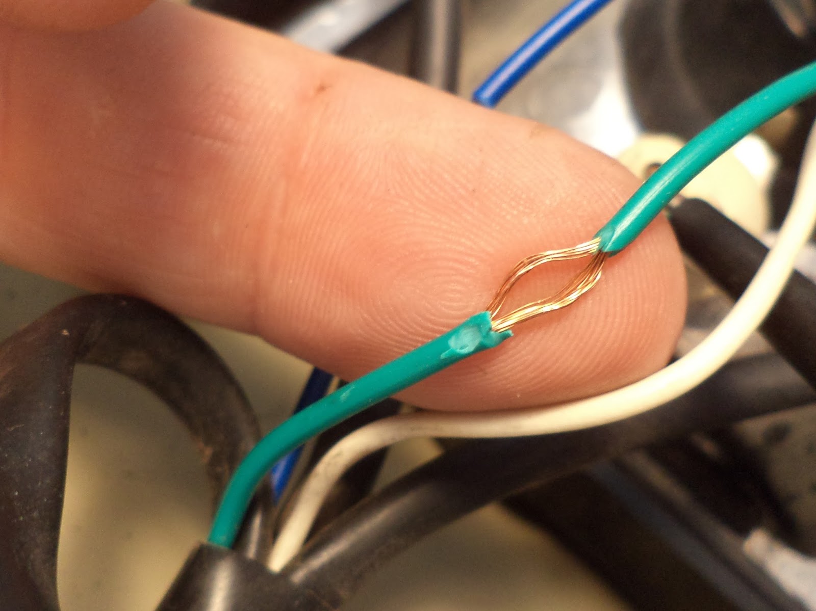 Tear it up, fix it, repeat Tee into a Wire DO NOT USE A SCOTCH LOCK