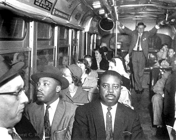 montgomery bus boycott speech King, martin luther, jr montgomery, alabamamartin luther king, jr, and other civil rights leaders of a municipal bus boycott in montgomery, alabama, riding an integrated bus, december 1956© bettmann/corbis in his first speech to the group as its president, king declared: we have no alternative . montgomery bus boycott speech King, martin luther, jr montgomery, alabamamartin luther king, jr, and other civil rights leaders of a municipal bus boycott in montgomery, alabama, riding an integrated bus, december 1956© bettmann/corbis in his first speech to the group as its president, king declared: we have no alternative .