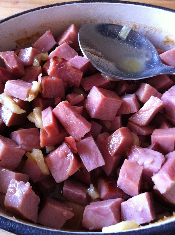 Jambon à l'érable et aux pommes Tous à vos chaudrons