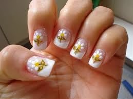 Unhas Delicadas com Flores Unhas Decoradas com Flores Delicadas
