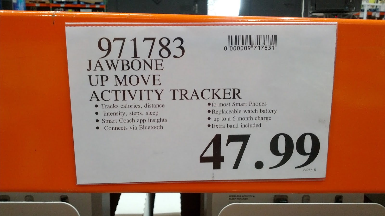 Jawbone Up Move Activity Tracker Costco Weekender
