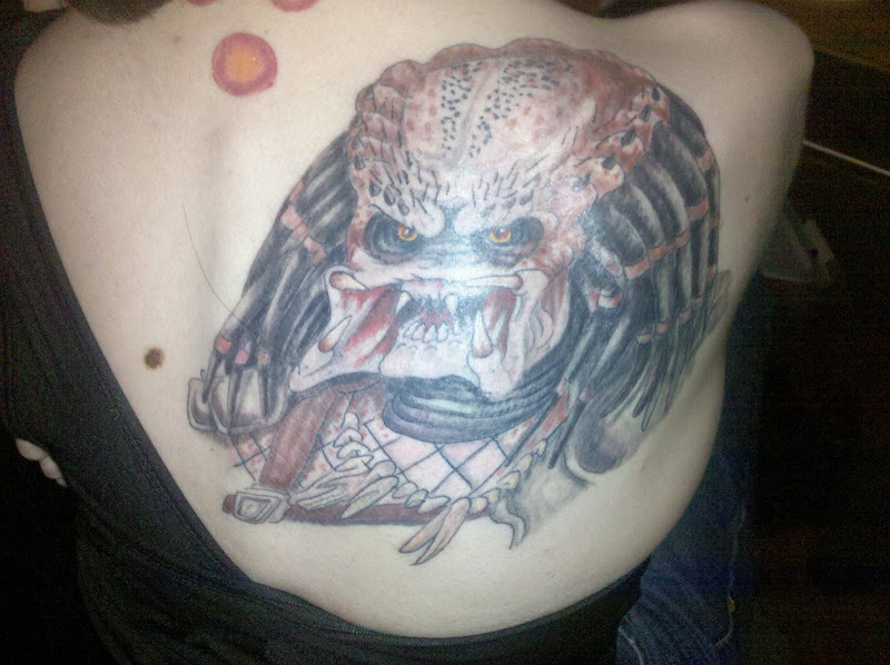 Alien Vs Predator Tattoo title=