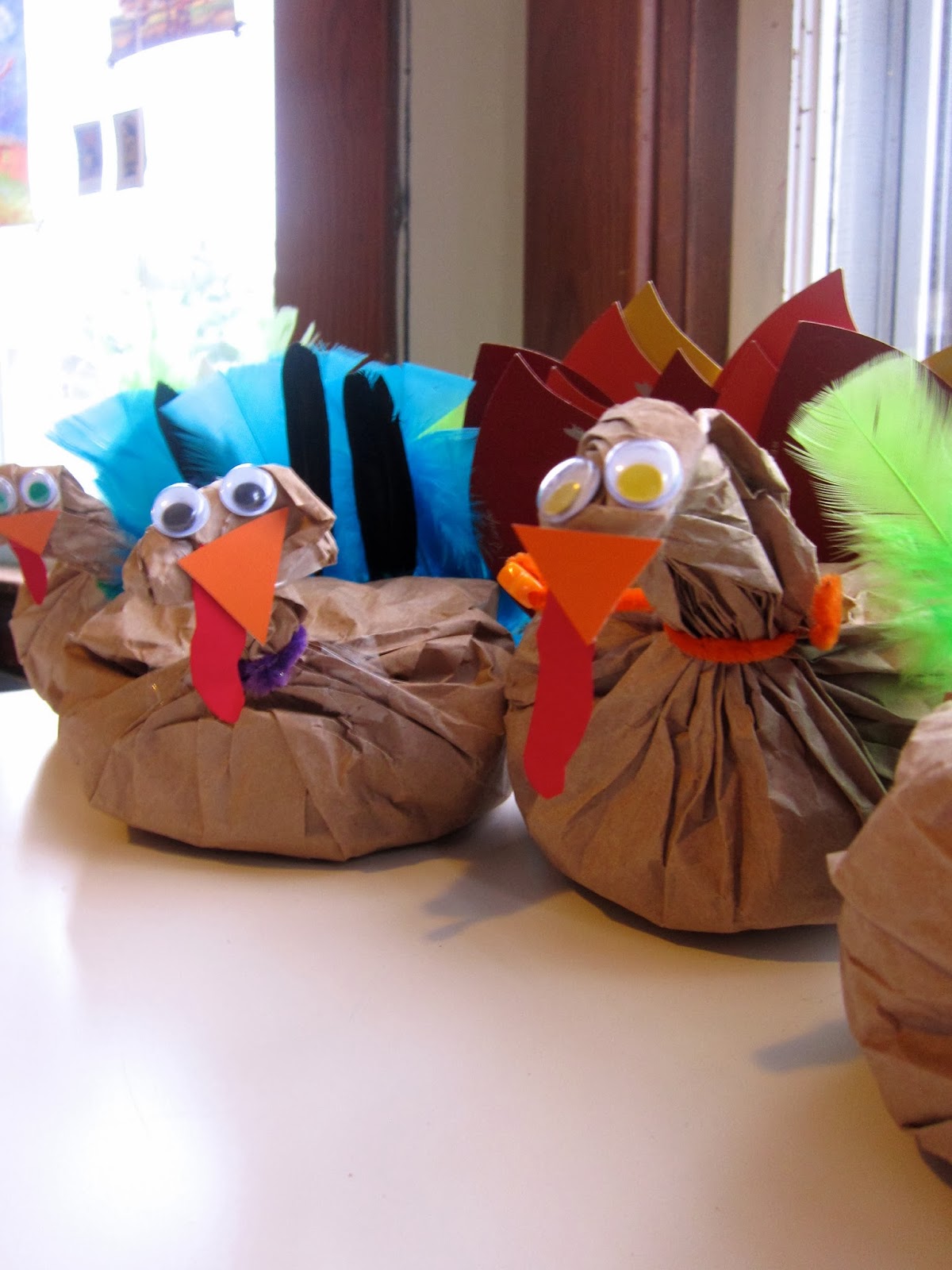 Stuffed Paper Bag Turkeys
