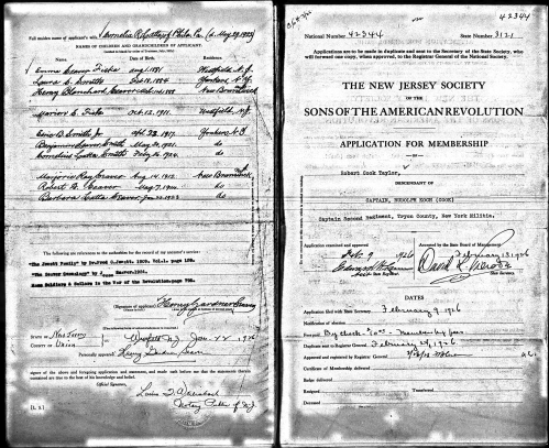 The particular application above is from the New Jersey Society of the Sons ... The particular application above is from the New Jersey Society of the Sons ...