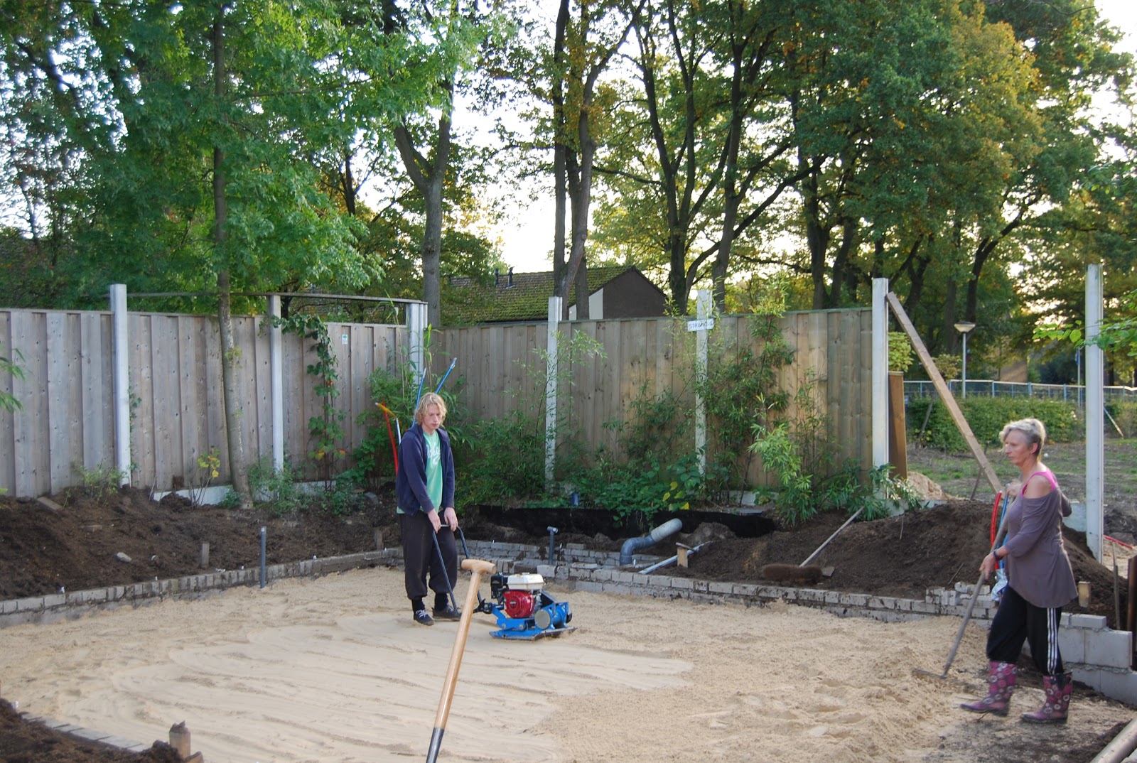 Zelf een atelier bouwen: oktober 2012