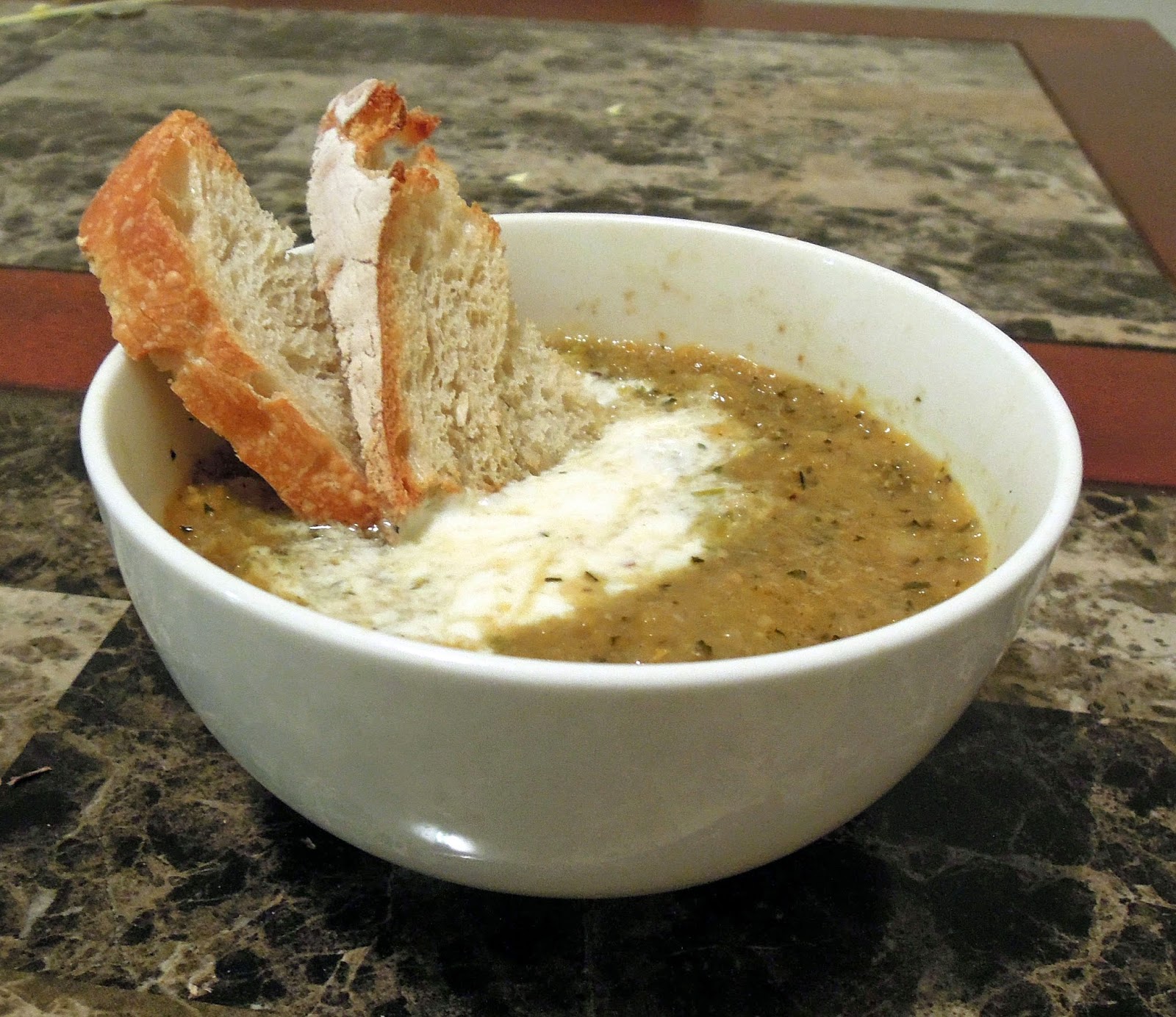 The Joyous Kitchen Balsamic Roasted Zucchini & Summer Squash Soup w