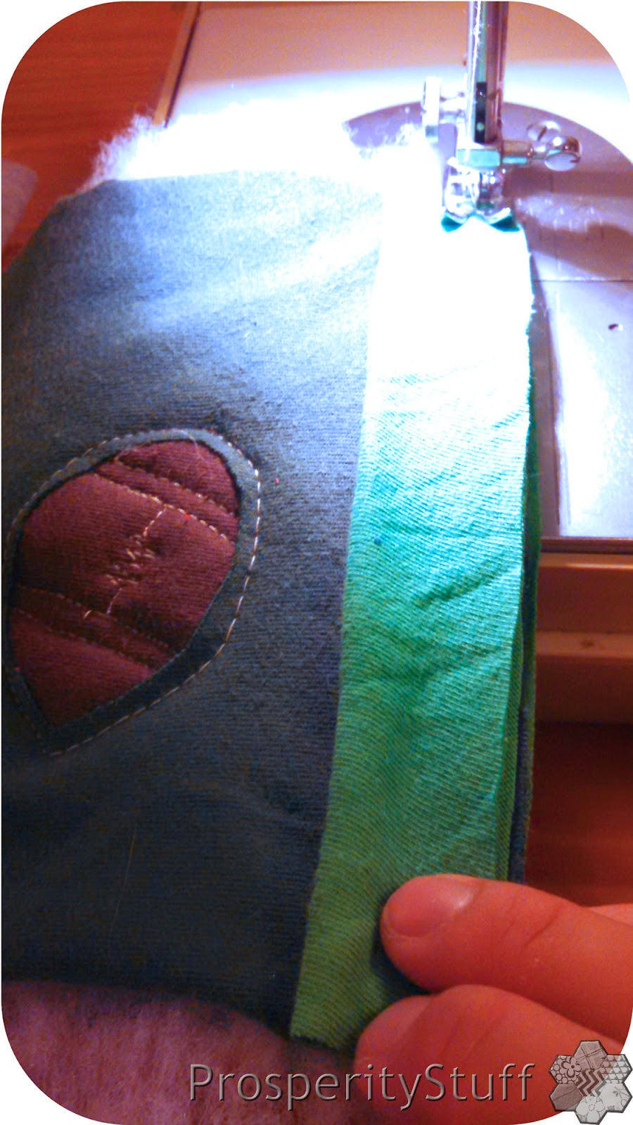 ProsperityStuff Quilts TShirt Sports Quilt Reverse Applique & Quilt