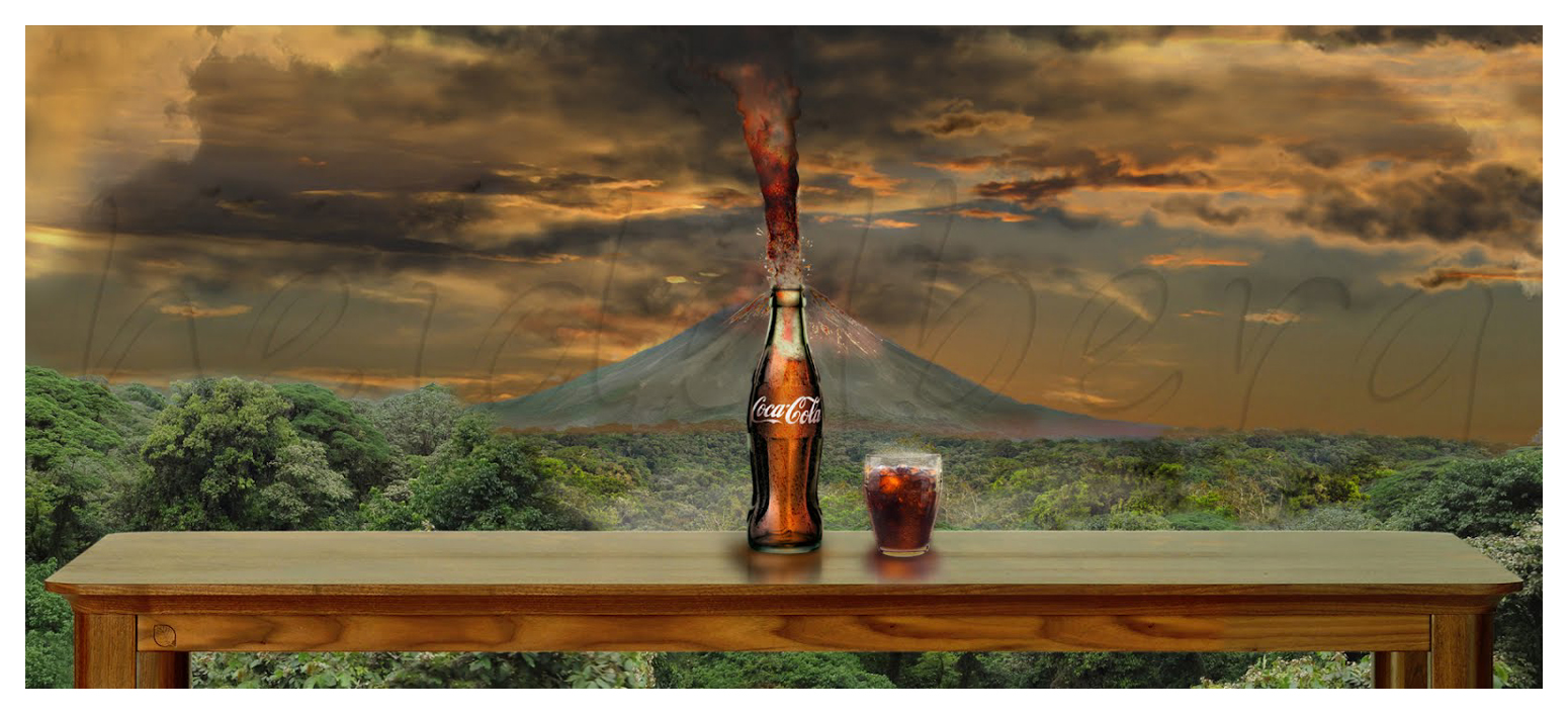 Coke Volcano