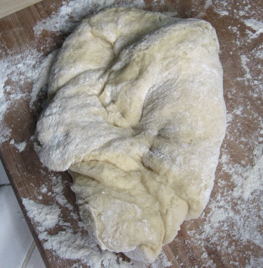 Irish soda bread dough