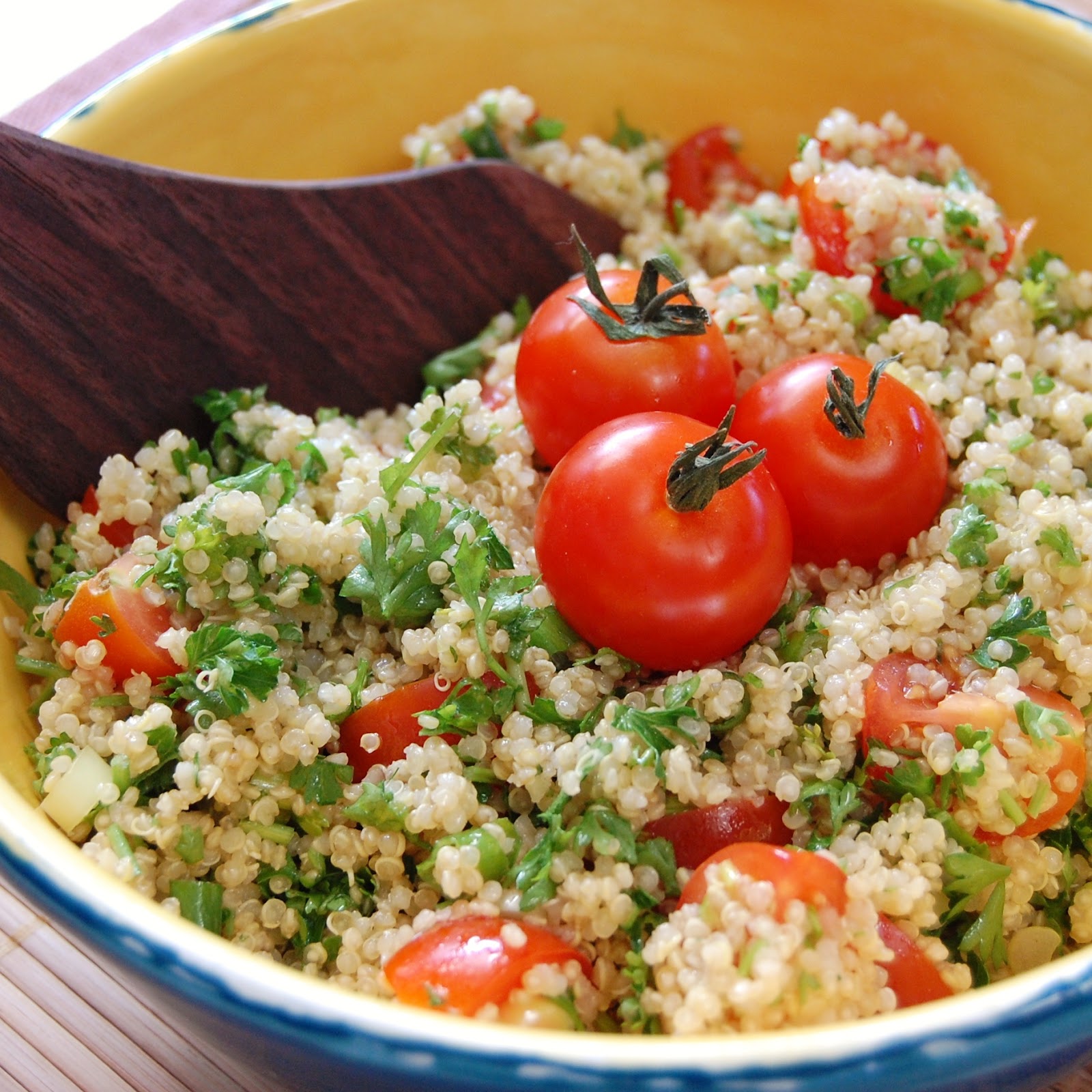 rabbit food rocks Quinoa Tabbouleh