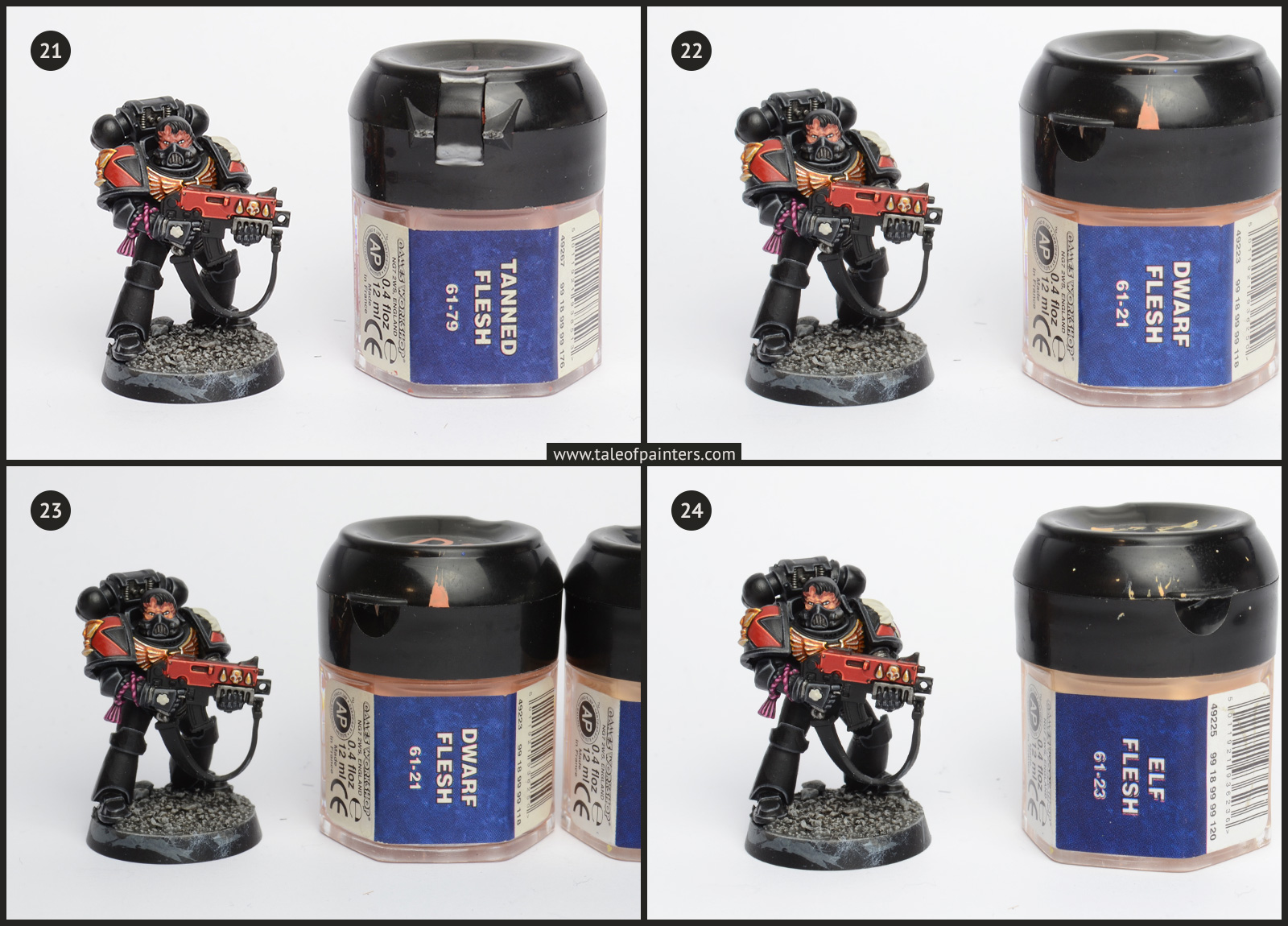 Tutorial How to paint Blood Angels' Death Company Tale of Painters