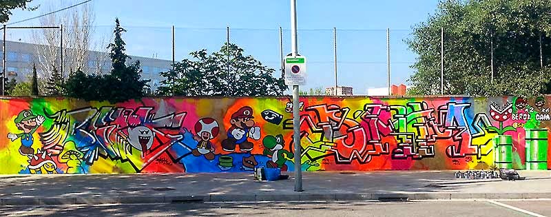 Berok Graffiti Mural Profesional En Barcelona Graffiti Super