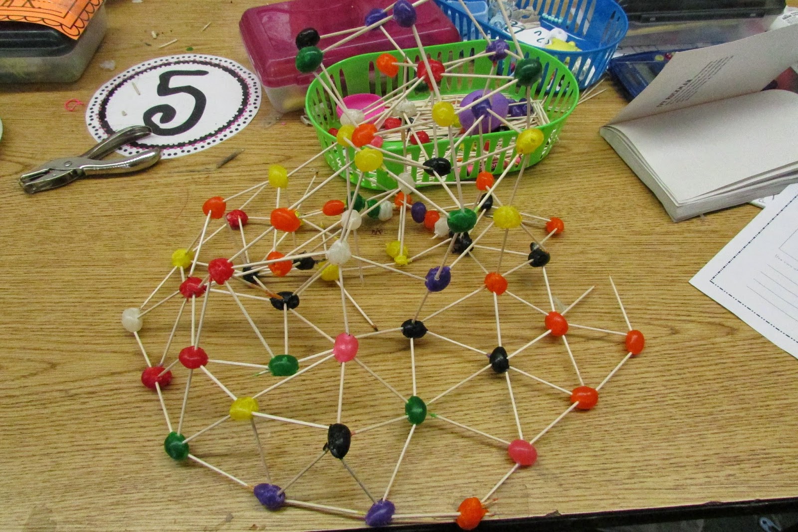 Growing a STEM Classroom Geodesic Domes with Jelly Beans and Toothpicks