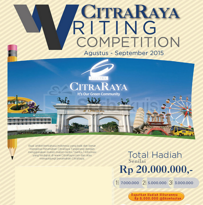 Kontes Blog CitraRaya Berhadiah Uang Total 20 Juta Kontes Blog CitraRaya Berhadiah Uang Total 20 Juta