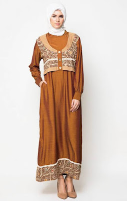 Contoh Desain Baju Gamis Muslim Wanita Favorit Remaja Contoh Desain Baju Gamis Muslim Wanita Favorit Remaja