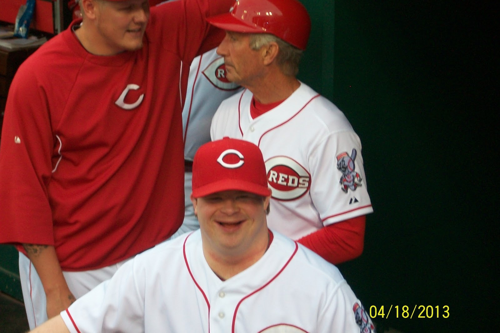Full of Schatz Teddy "12 Man" Kremer Is the Reds' Batboy Tonight