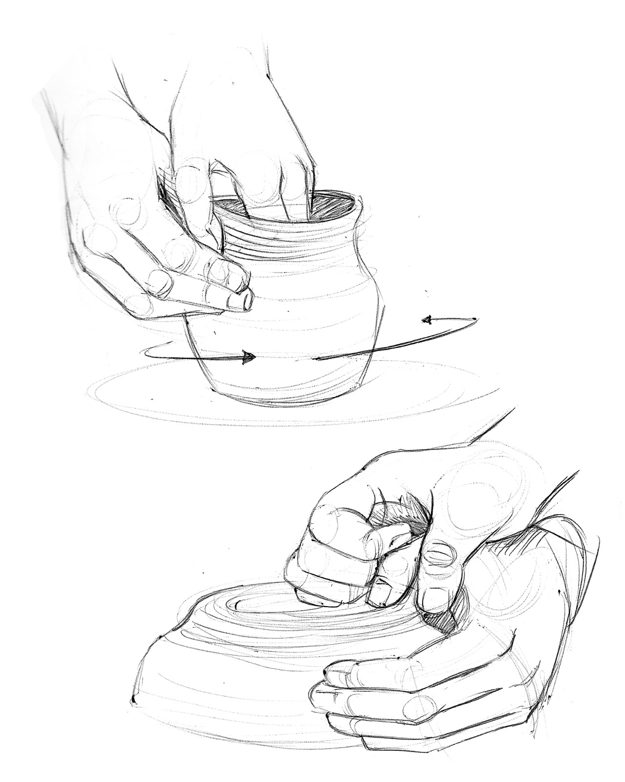 Chelsea Castillo's Sketch Blog Hands in Motion