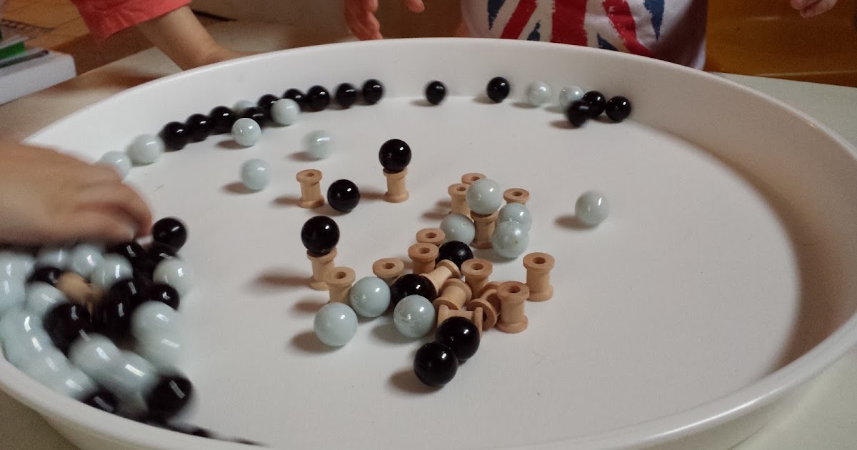 Munchkin and Bean Marbles and Spools