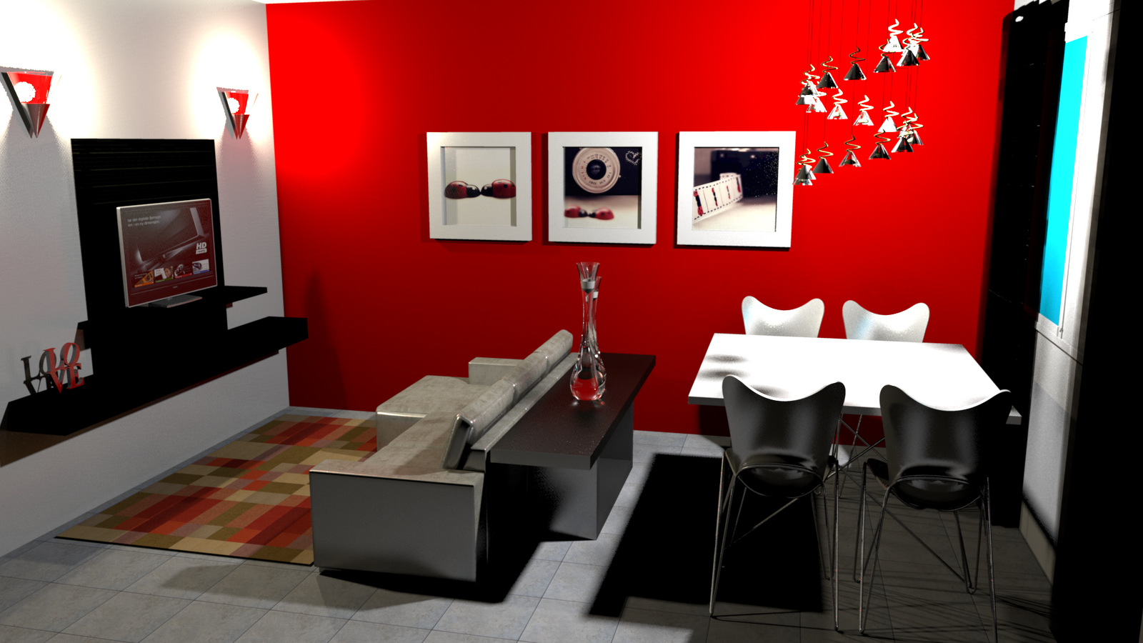 decoracao de sala vermelho e pretoAteliê Casinha de Boneca Projetos Decoracao De Sala Vermelho ~ decoracao de sala vermelho e pretoAteliê Casinha de Boneca Projetos