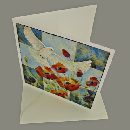 Atelier for Hope Kunstkaart incl. enveloppe, afbeelding schilderij leven