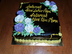 Birthday Cake-Chocolate Moist with Choc. Ganache & Buttercream Decor-Dari RM80.00