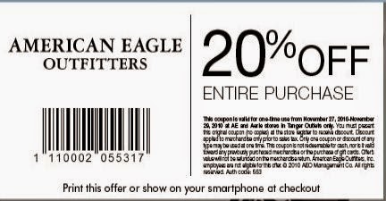 American Eagle Printable Coupons June 2015