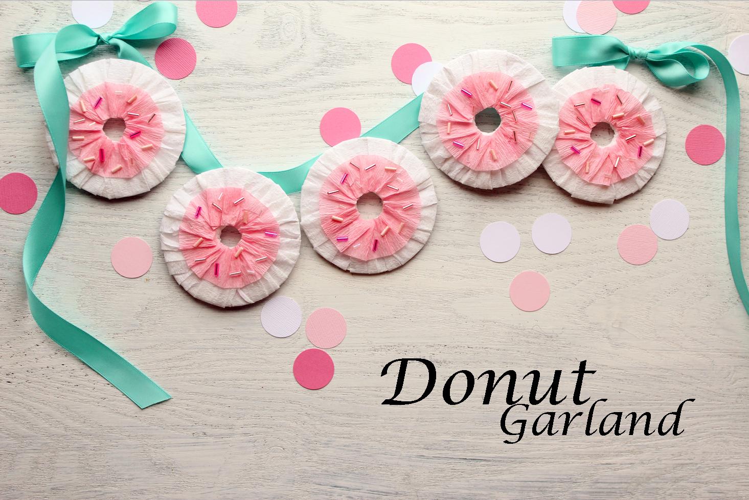 Icing Designs A DIY Donut Garland