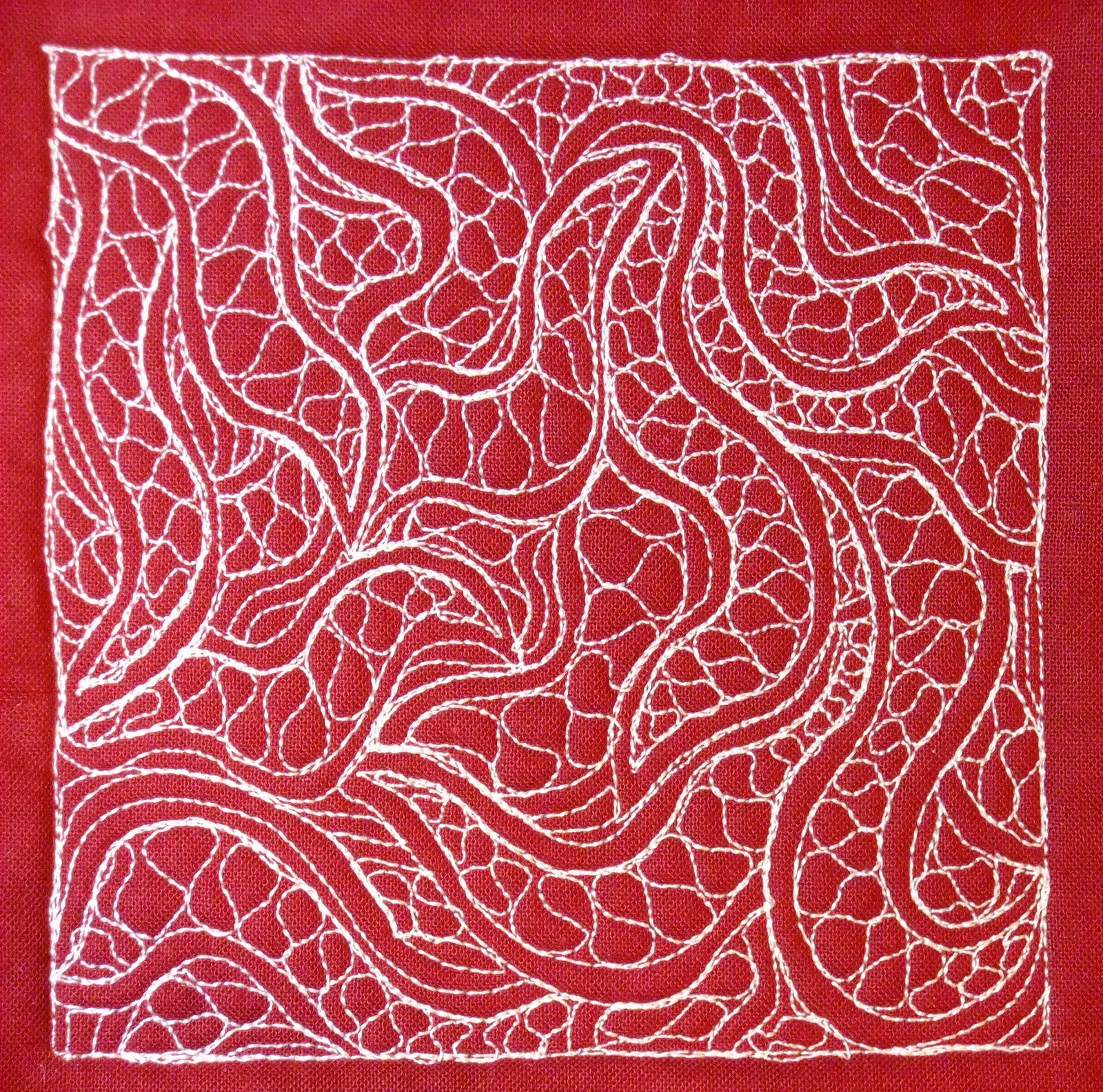 The Free Motion Quilting Project Day 280 Rattlesnake
