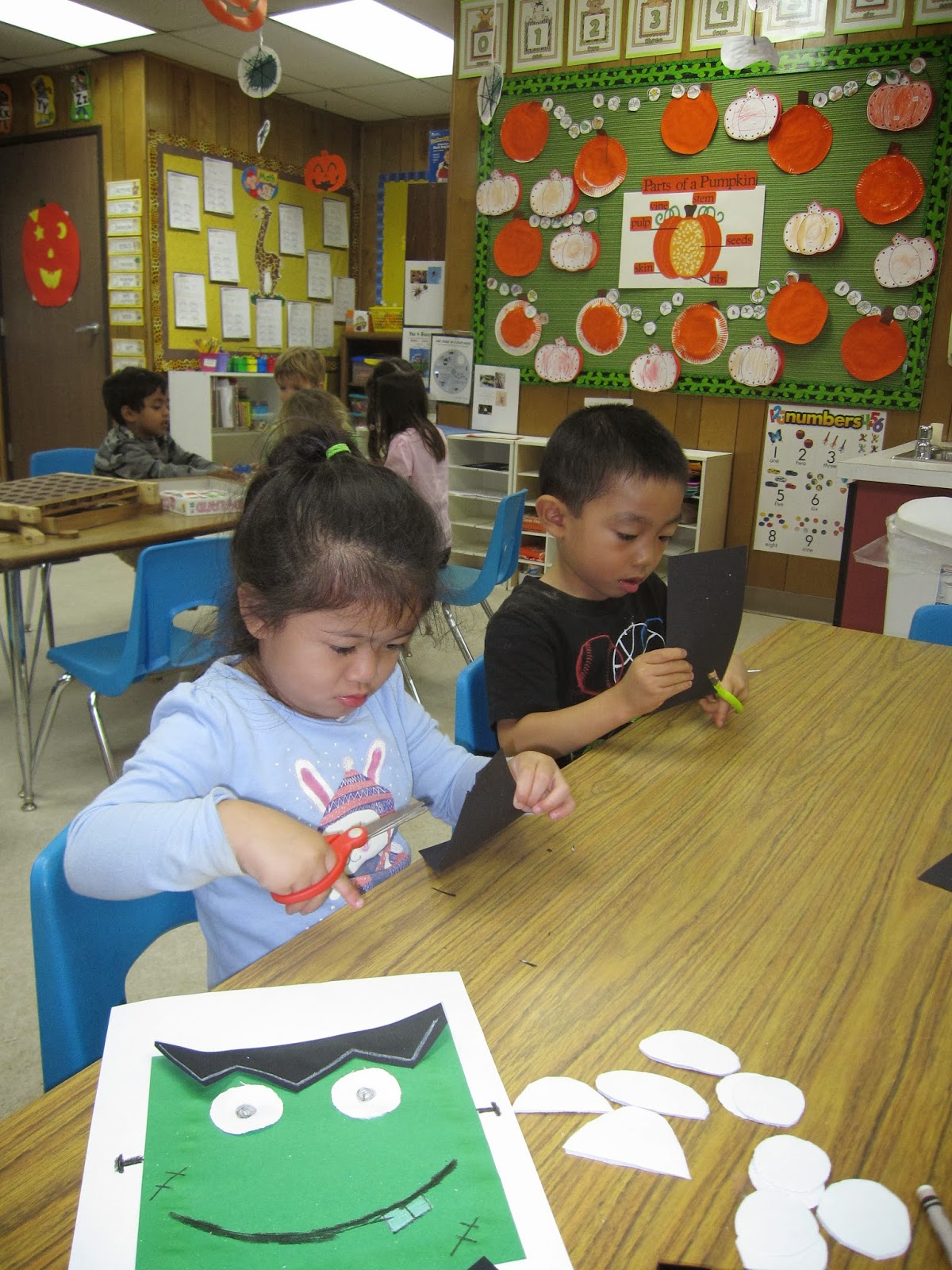 Preschool For Rookies Happy Halloween Frankenstein Craft