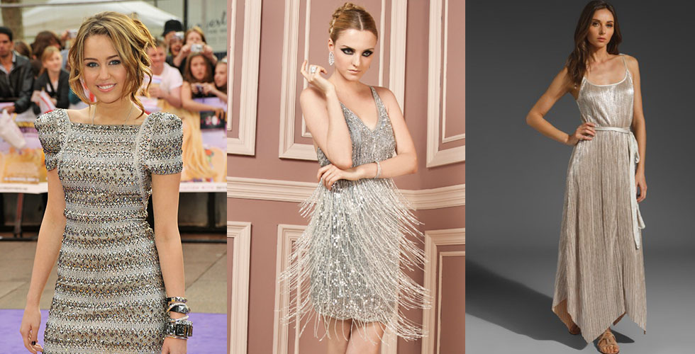 vestido prata para reveillon