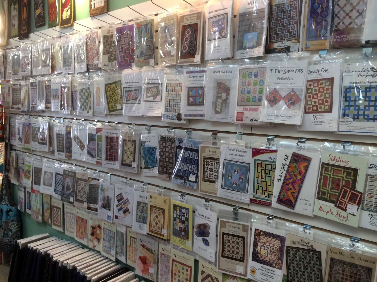 Cat Patches Quilt Shop Quilt Essentials, Oshkosh, Wisconsin