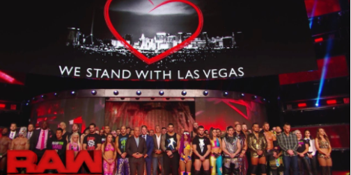 WWE Holds A Moment Of Silence In Memory Of Those Lost In The Las Vegas Tragedy