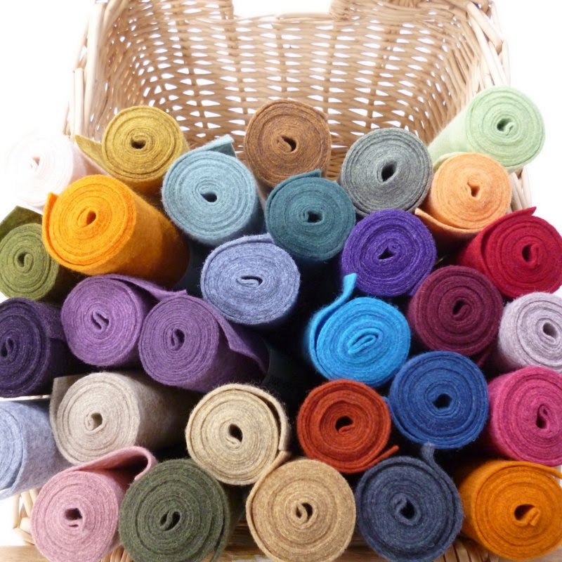 paperandstring 30 *new* felt colours