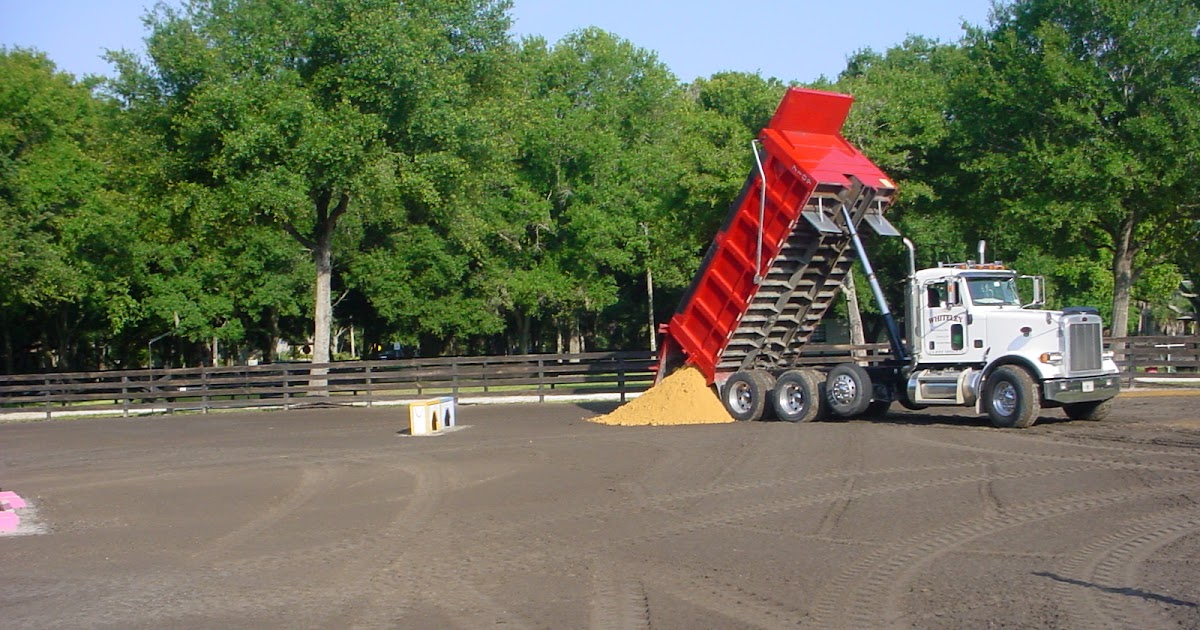 Just not Fill Dirt Anymore Horse Arena Dirt Clay Mix.