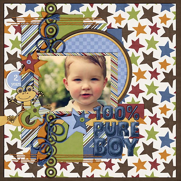 A Little Bit of Patti 10 Great Boy Scrapbooking Layout Ideas
