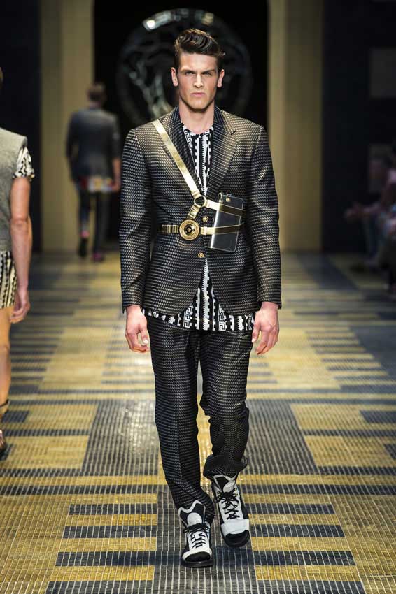 versace men fashion