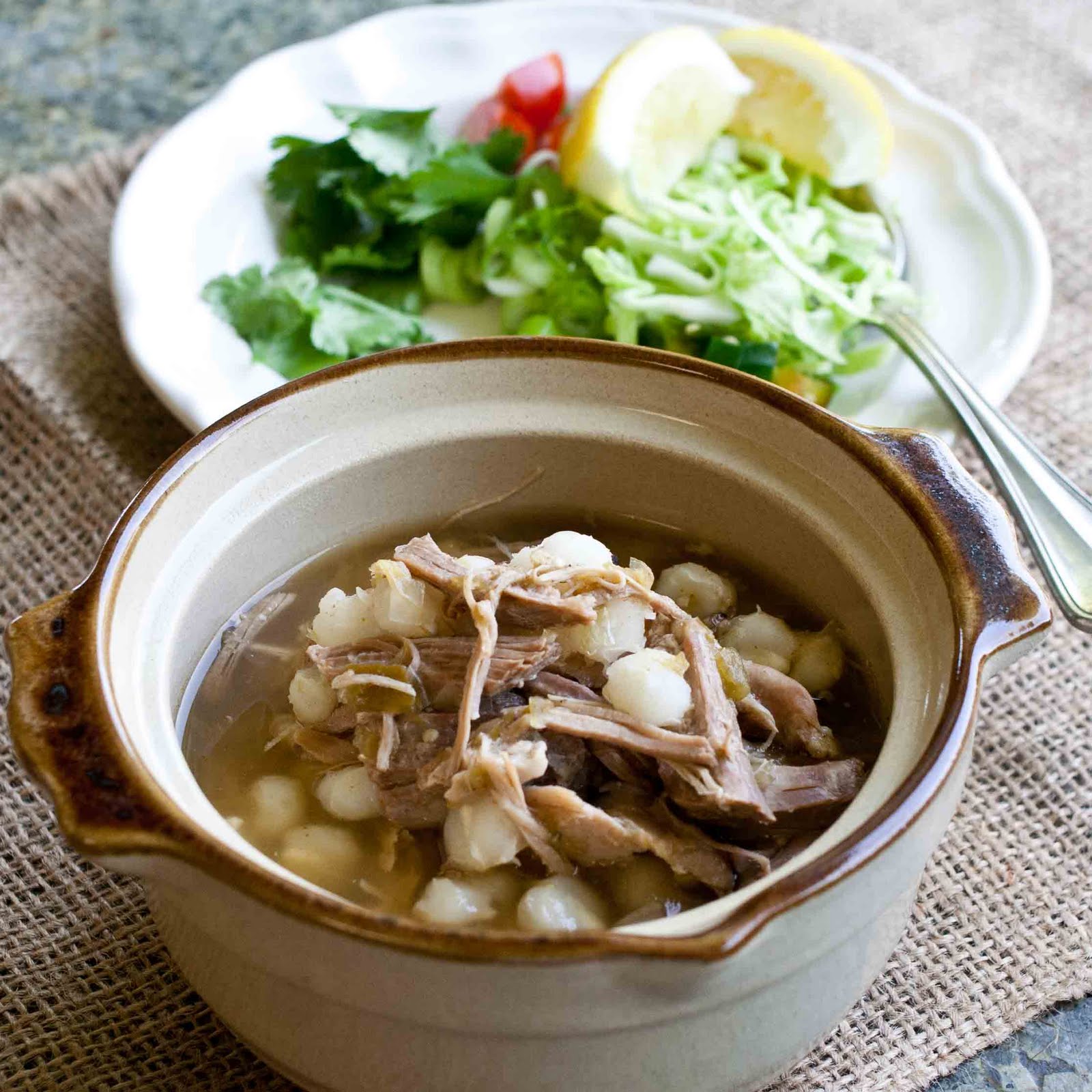 FOODjimoto Green Chile Posole