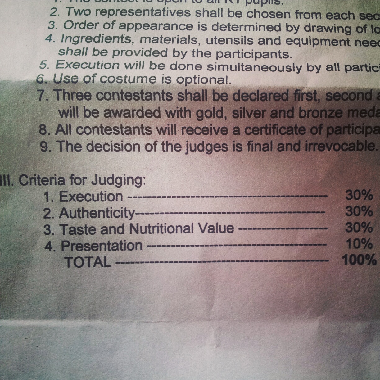 Chronicles of Maia Sandwich Making Contest In School