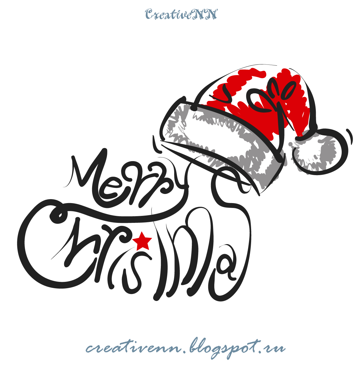merry christmas word