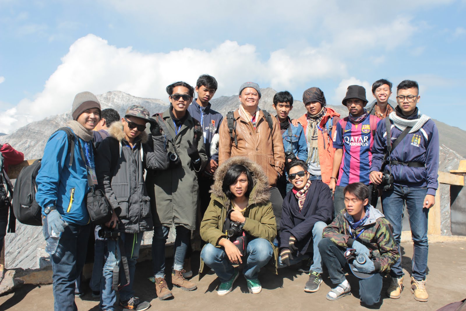 Di Puncak Gunung Bromo, Jawa Timur. 2015.