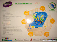 Mastela Musical Melodies Musical Vibrations Bouncer