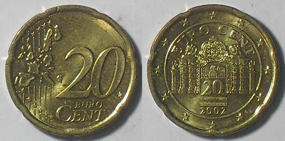 austria euro 20 cent 2002