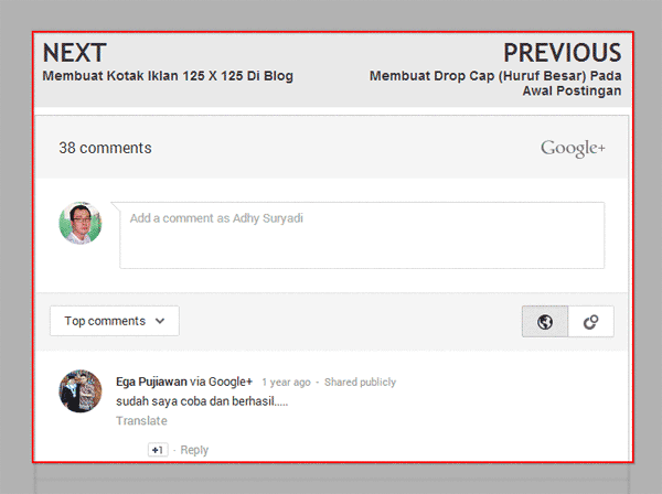 Akhirnya! Google Plus Comments Bisa Responsive Responsive Google Plus Comments