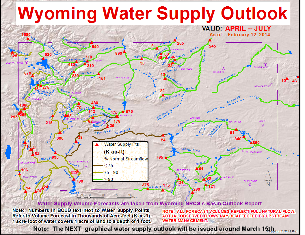 Star Valley Weather Wyoming Water Supply Outlook